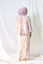 Kurung Melur Seirama in Irama Bayu  (Lilac & Sage Green)