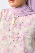 Kurung Melur Seirama in Irama Bayu  (Lilac & Sage Green)