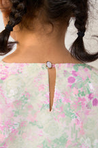 Little Kurung Melur Seirama in Irama Bayu (Lilac & Sage Green)