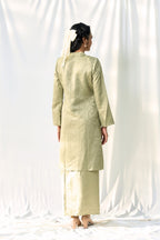 Kebaya Brocade Salma Seirama in Sage Green