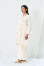 Kebaya Brocade Salma Seirama in Off White