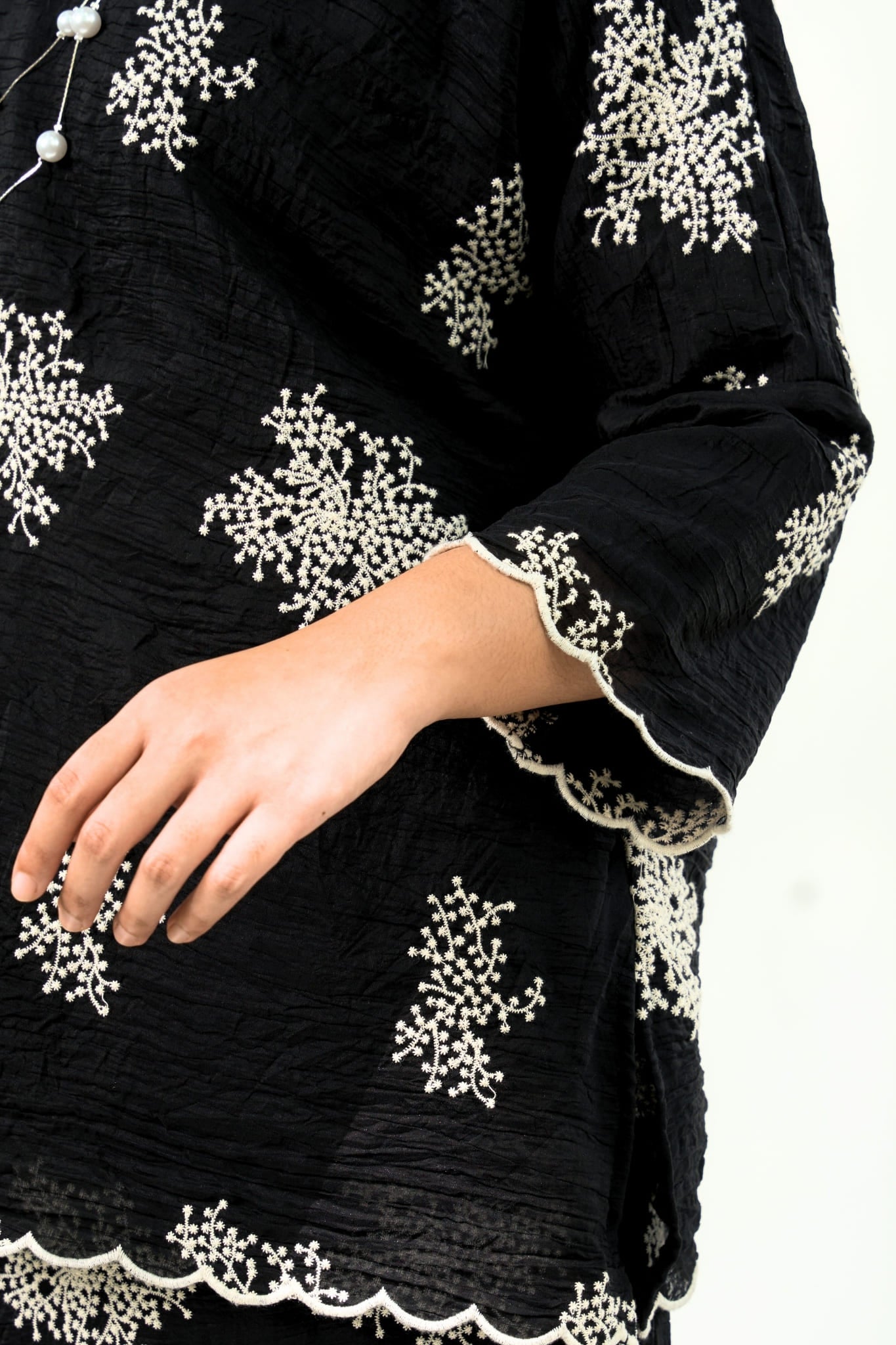 Kurung Kedah Suri Seirama in Black