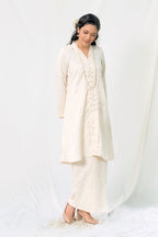 Kebaya Brocade Salma Seirama in Off White