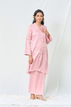 Kebaya Brocade Salma Seirama in Pink