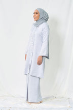 Kebaya Brocade Salma Seirama in Light Blue