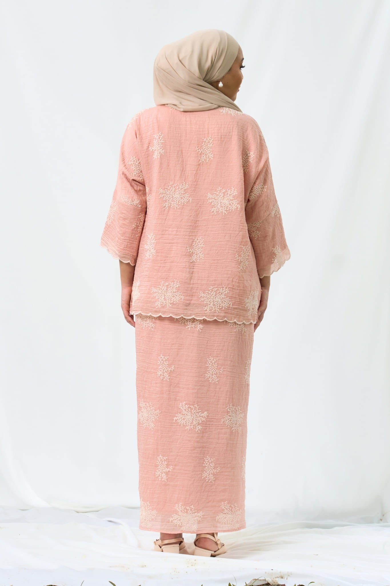 Kurung Kedah Suri Seirama in Rose