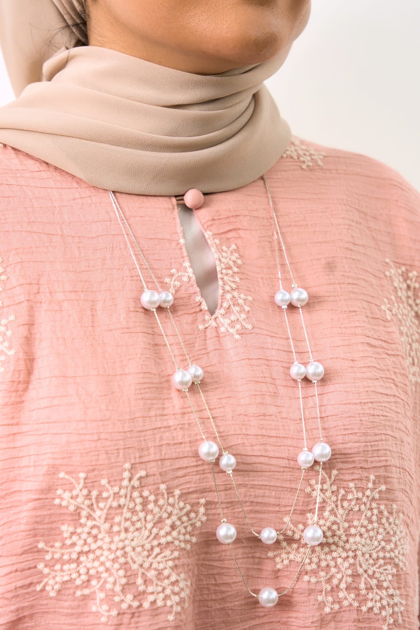 Kurung Kedah Suri Seirama in Rose