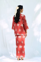 Kurung Kedah Suri Seirama in Terracotta