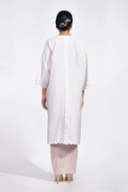 Baju Kurung Matahari in Beige Gingham