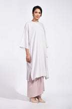 Baju Kurung Matahari in Beige Gingham