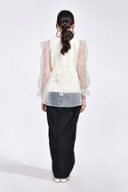 Baju Kurung Melati in Ivory