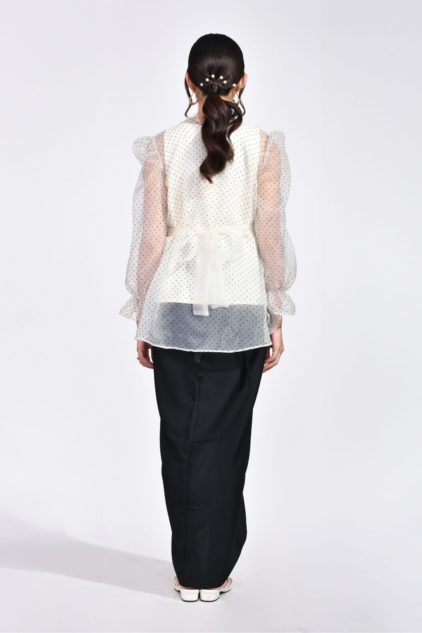 Baju Kurung Melati in Ivory