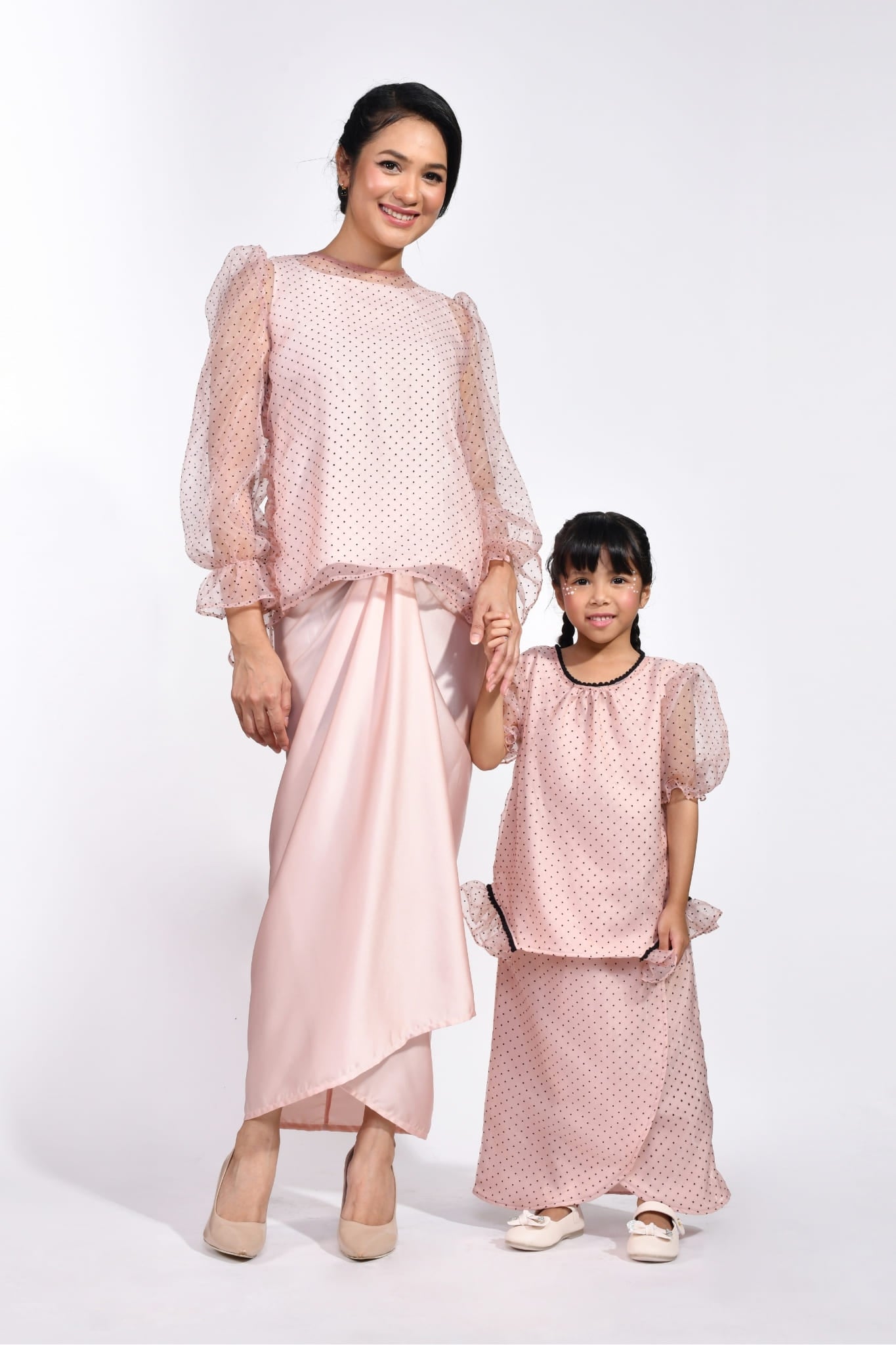 Baju Kurung Melati in Blush Pink