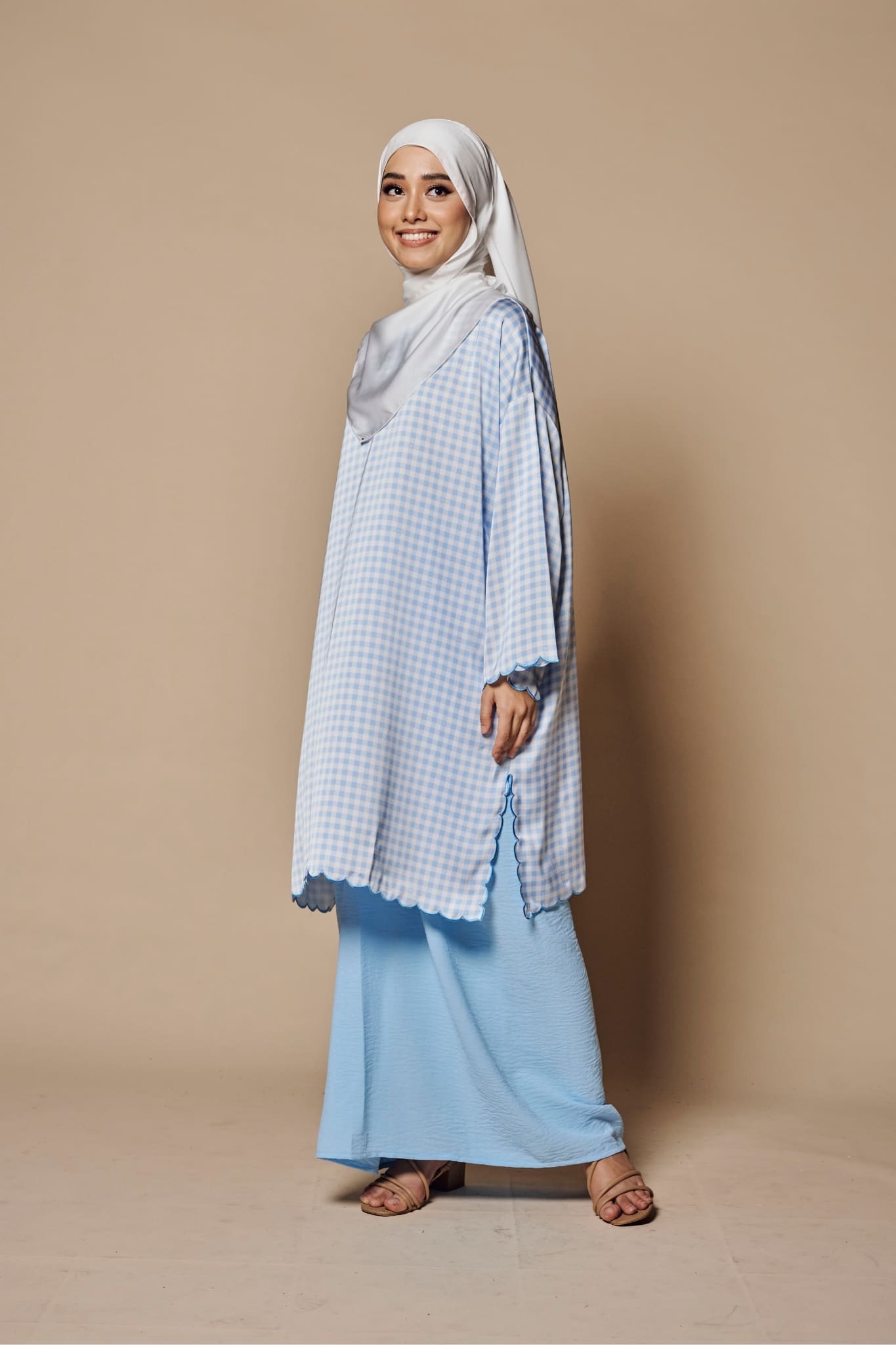 Baju Kurung Matahari Gingham 2.0