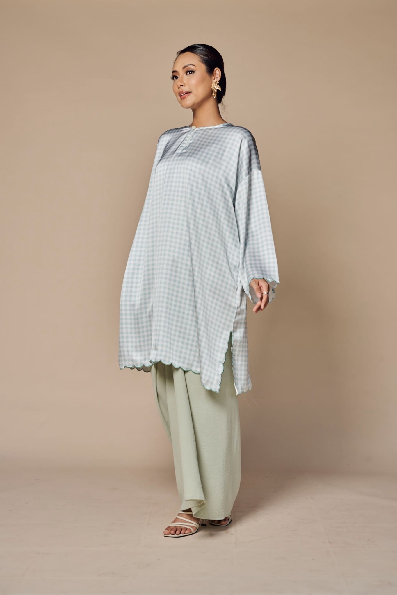 Baju Kurung Matahari Gingham 2.0