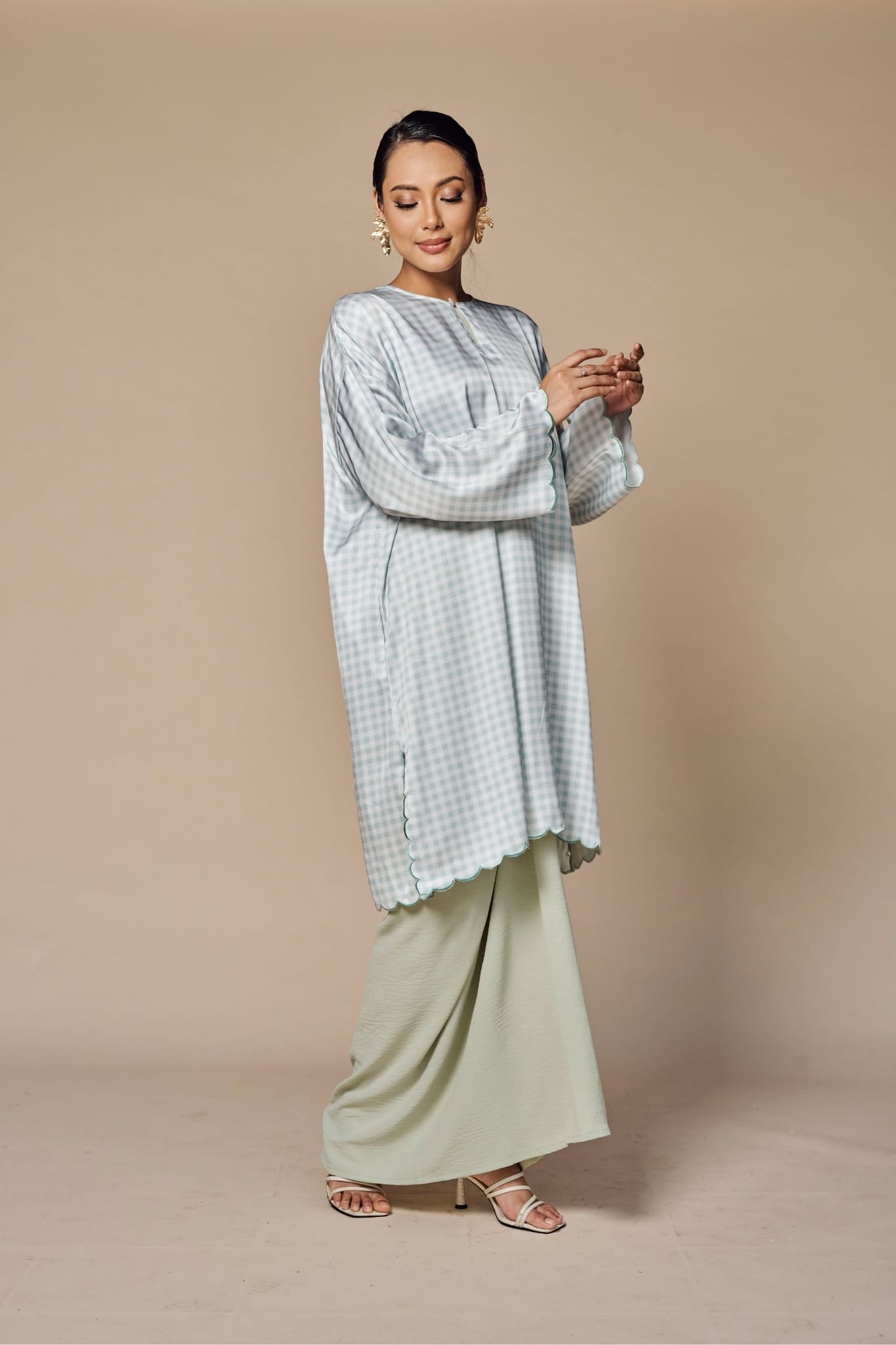 Baju Kurung Matahari Gingham 2.0