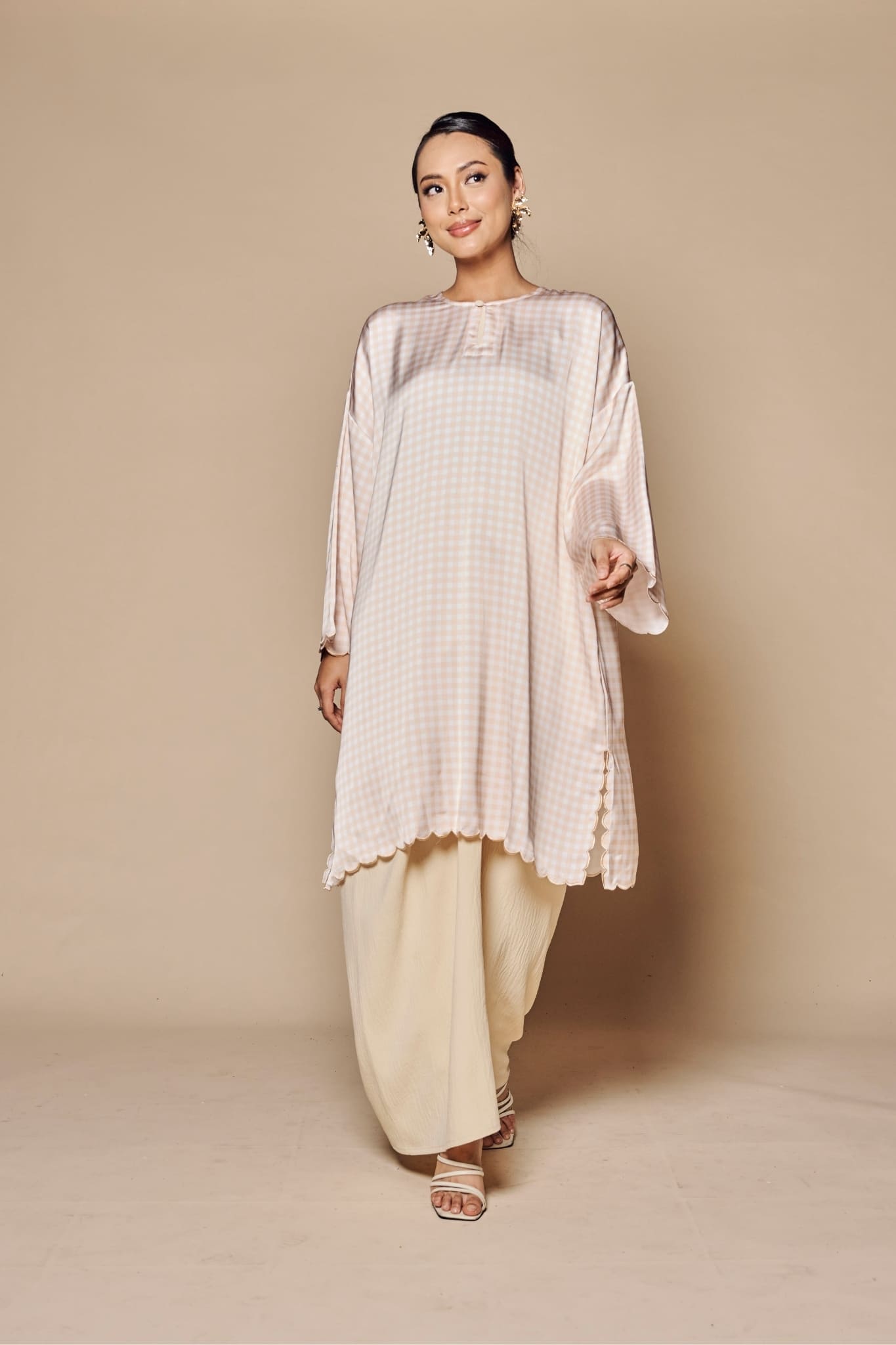 Baju Kurung Matahari Gingham 2.0