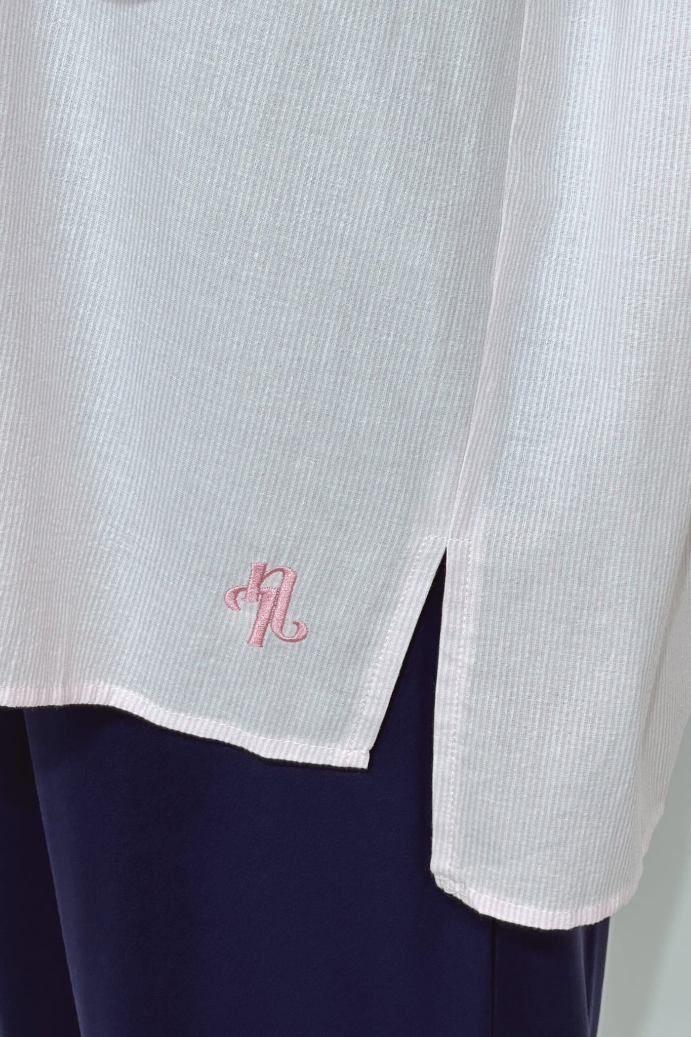 AVA STRIPED SHIRT - PINK