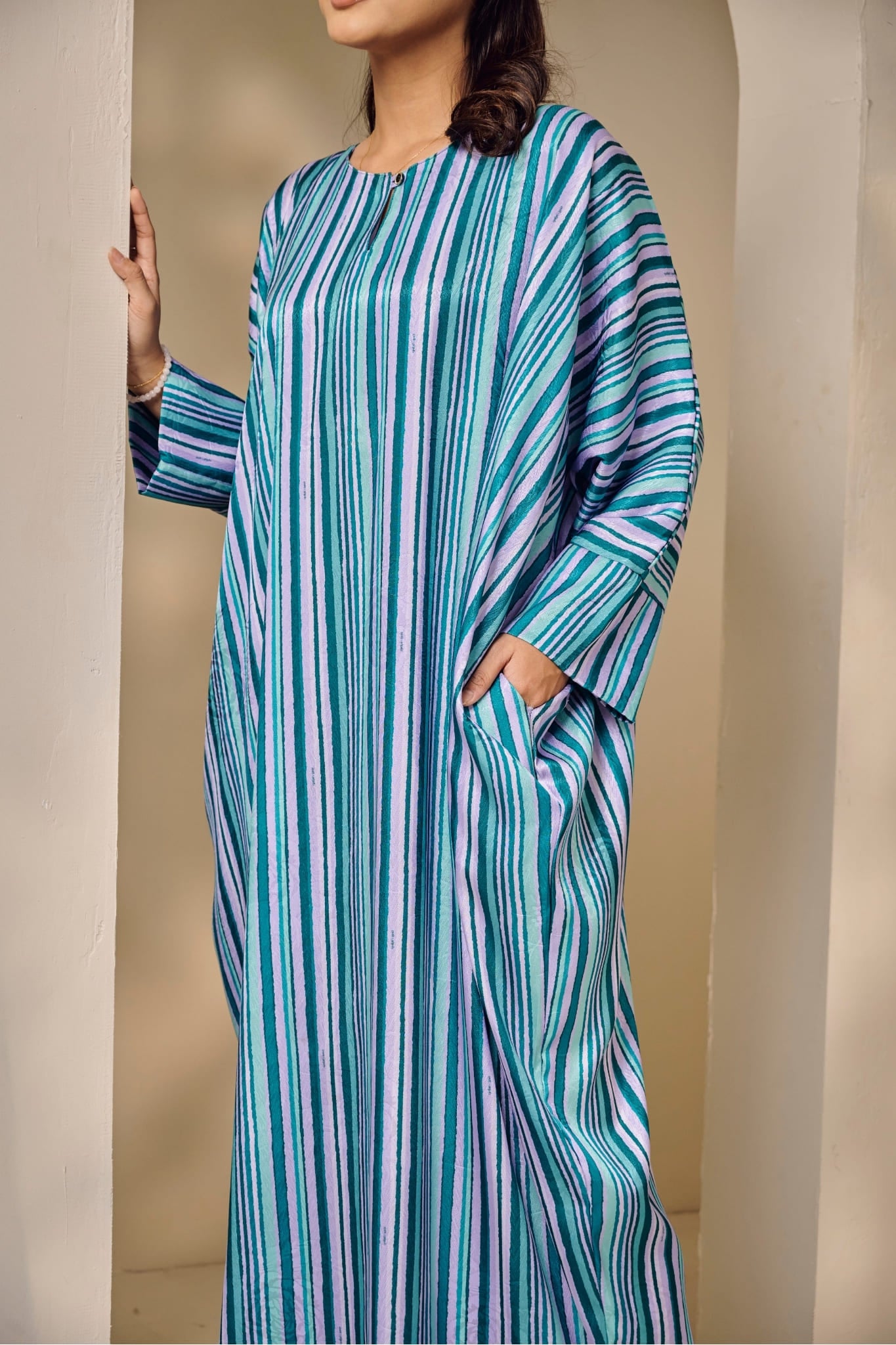 Jubah Ayla by Nurture the Label (Aqua)