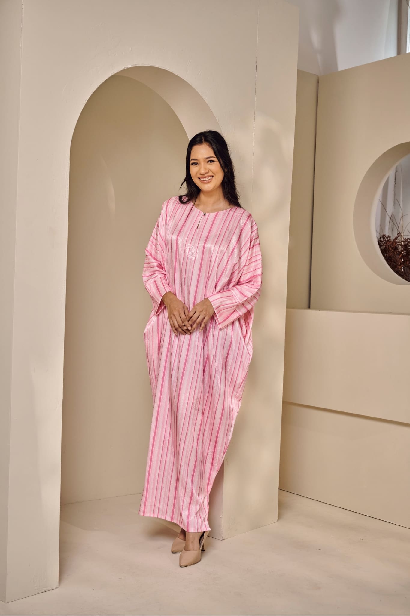 Jubah Ayla by Nurture the Label (Pink)