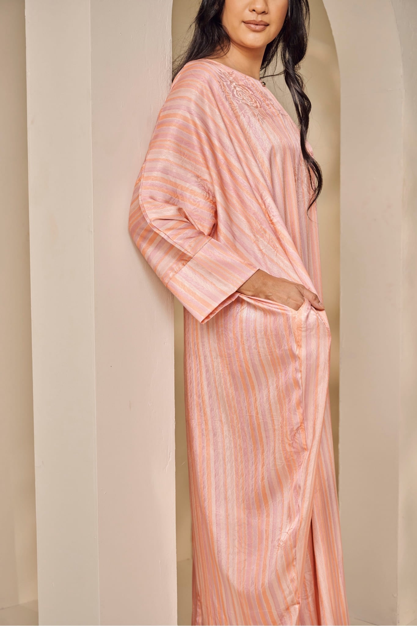 Jubah Ayla by Nurture the Label (Peach)