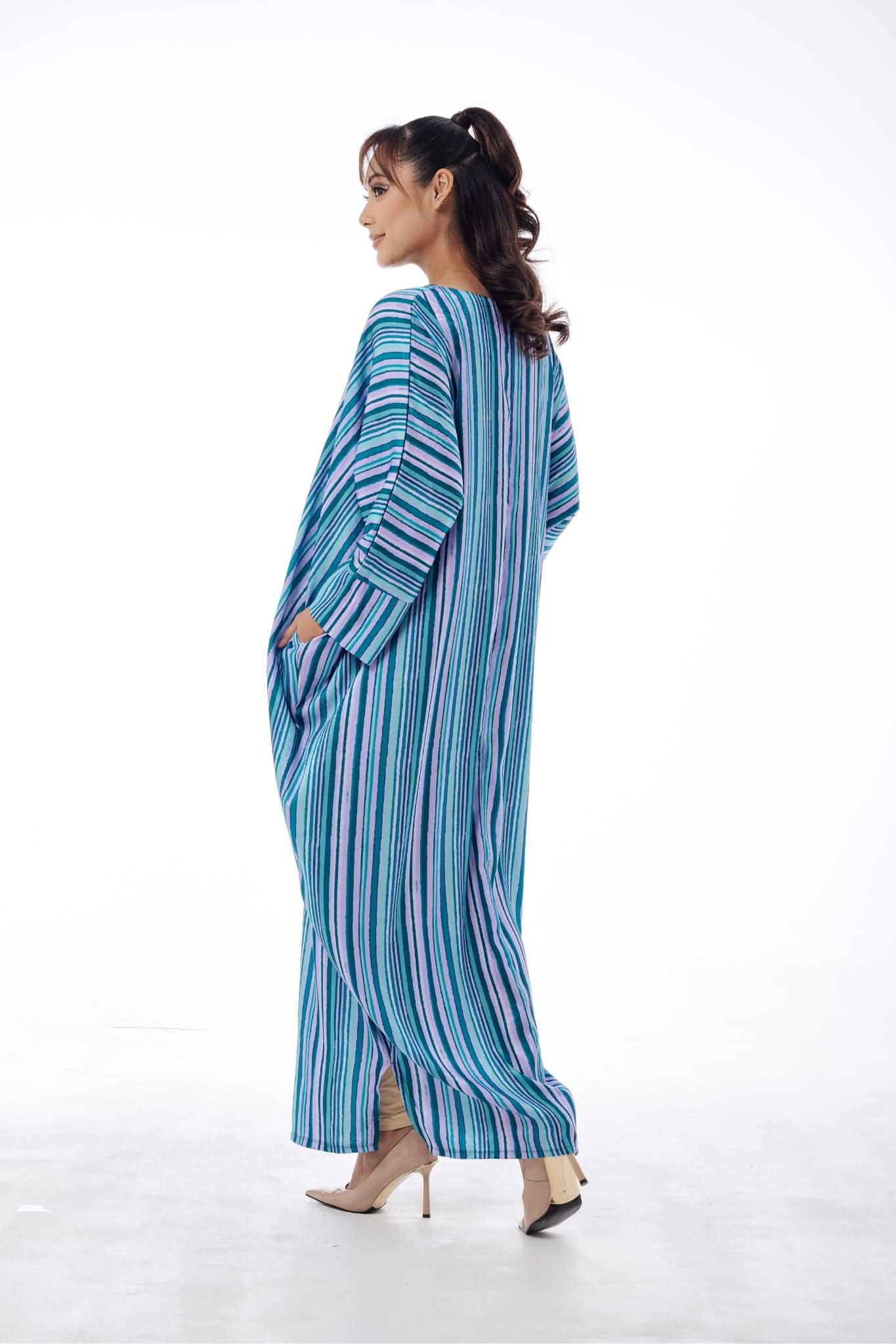 Jubah Ayla by Nurture the Label (Aqua)