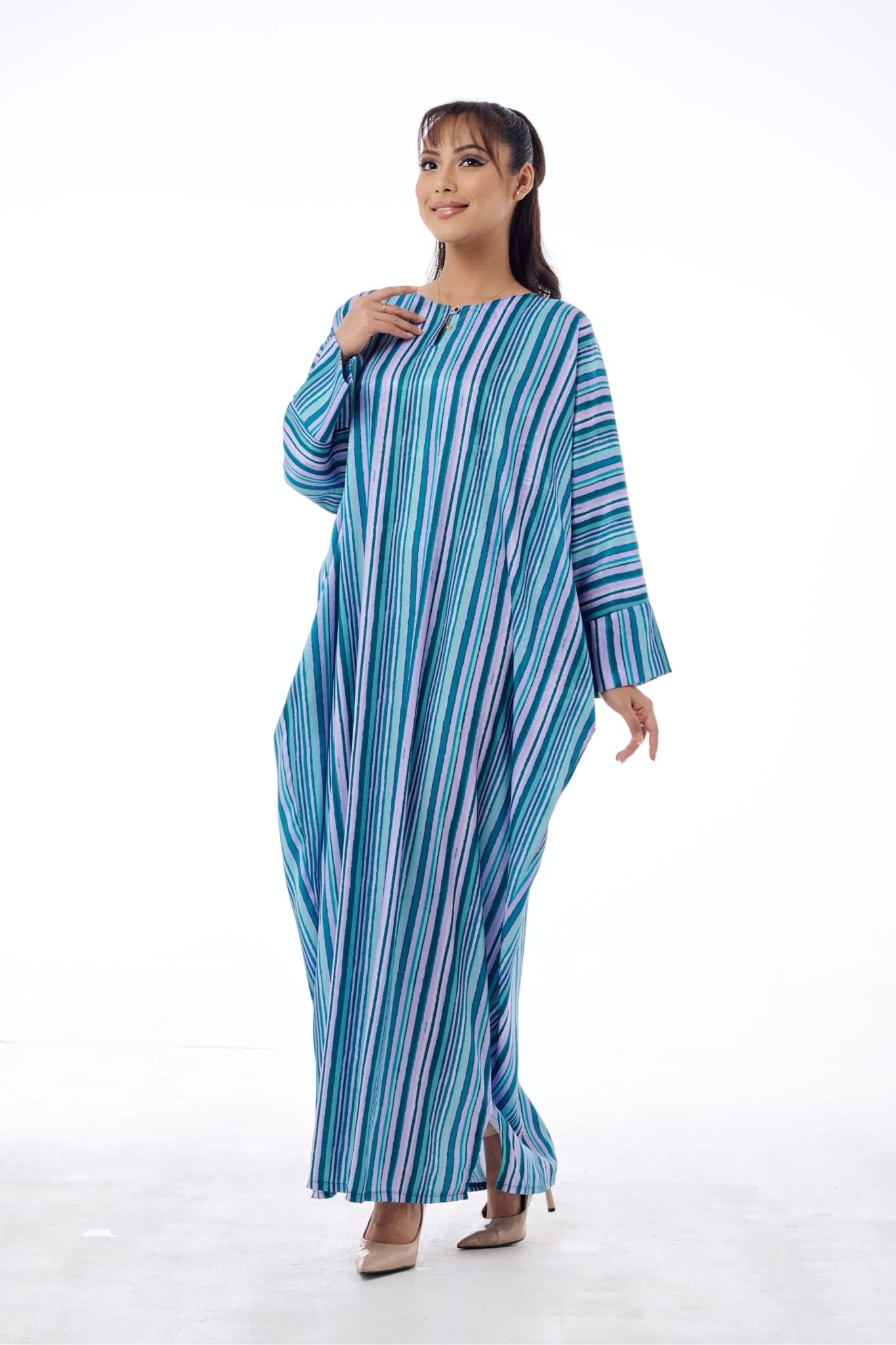 Jubah Ayla by Nurture the Label (Aqua)