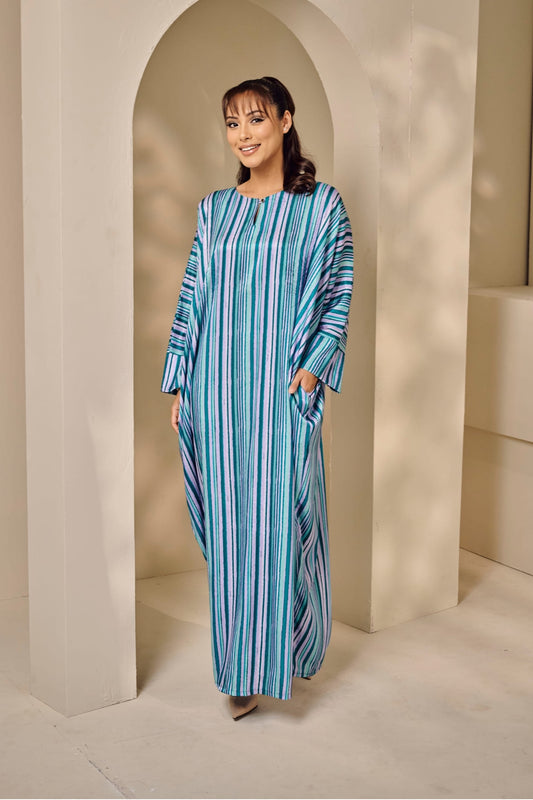 Jubah Ayla by Nurture the Label (Aqua)