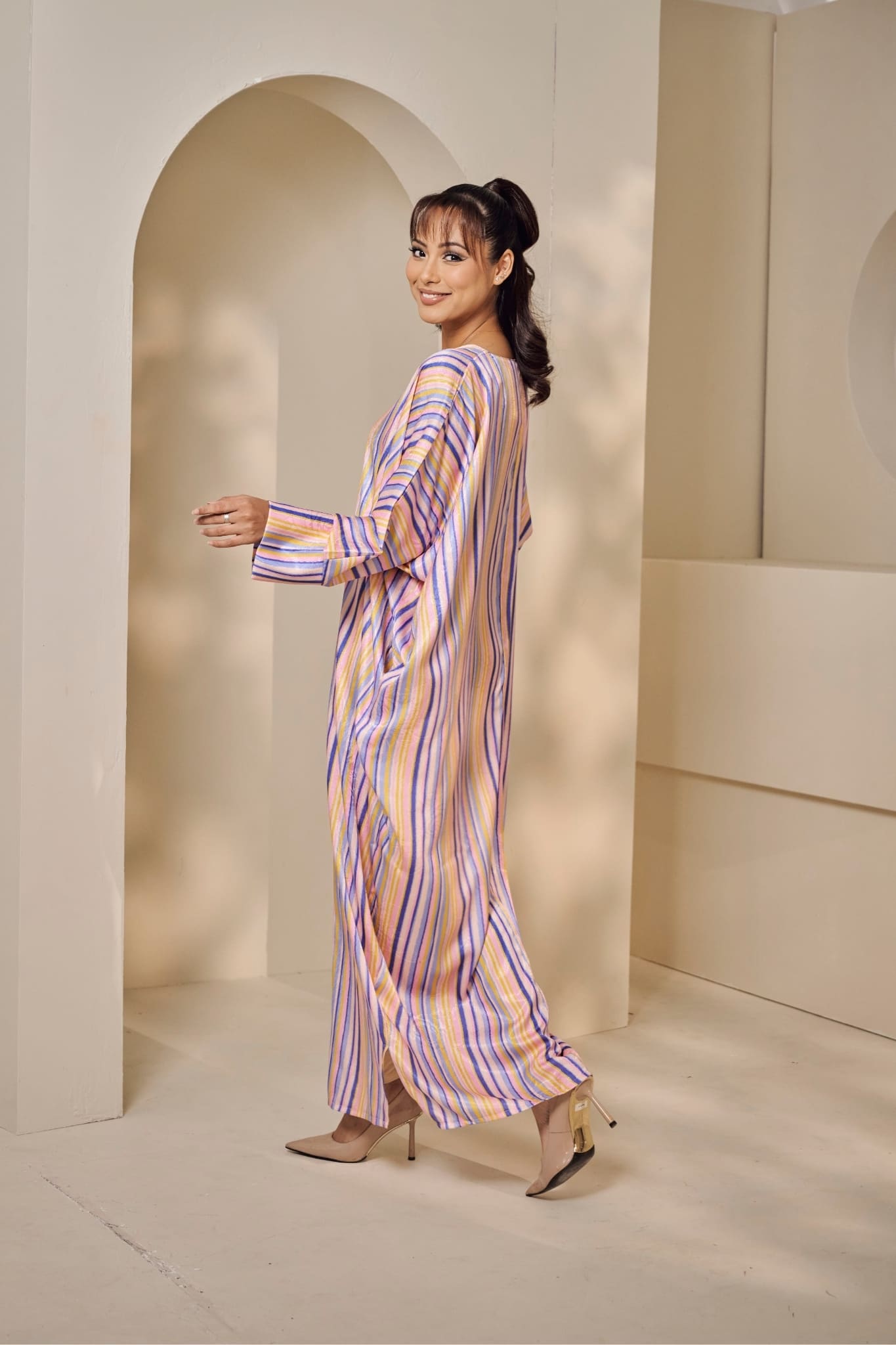 Jubah Ayla by Nurture the Label (Rainbow)