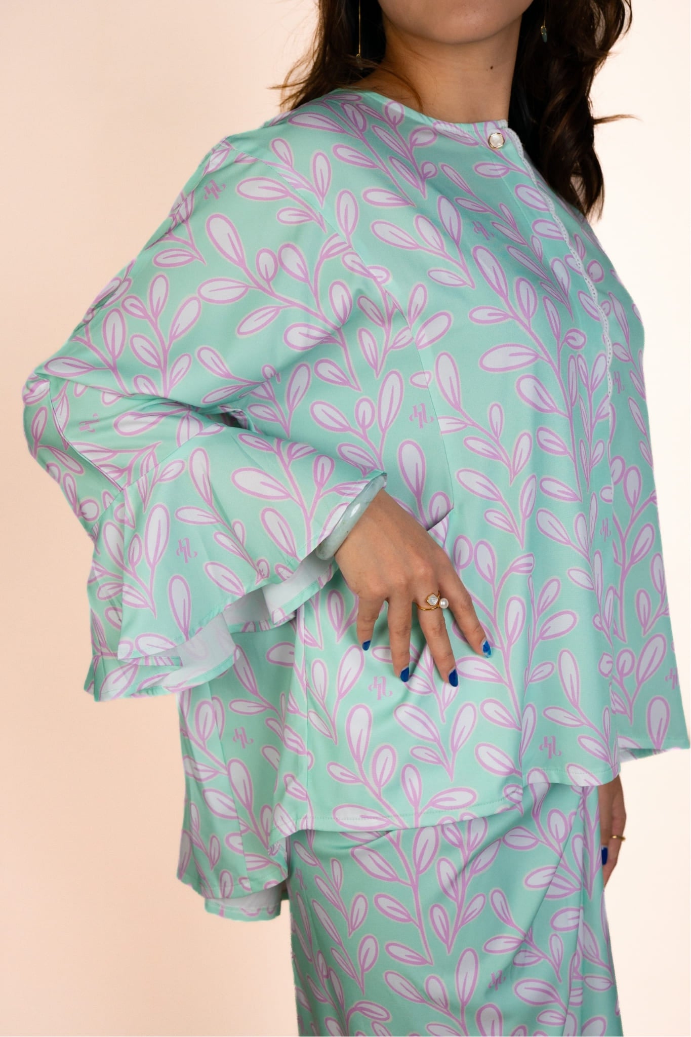 Kaia Adults Set in Frosted Mint