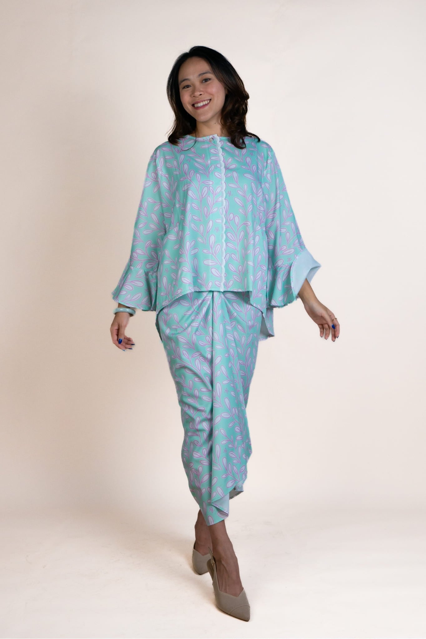 Kaia Adults Set in Frosted Mint