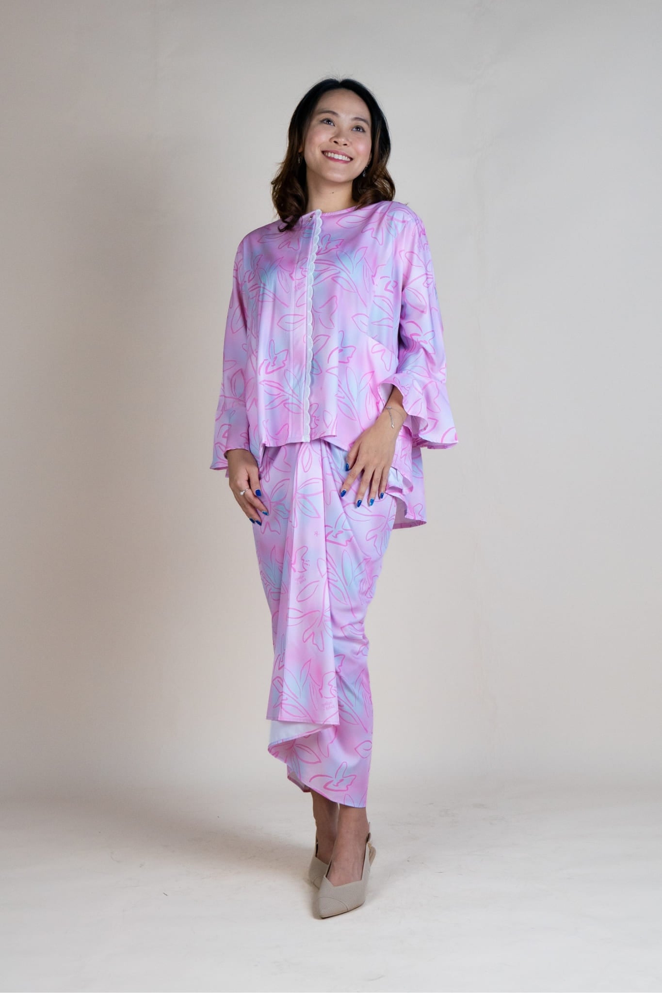 Kaia Adults Set in Pink Ganache