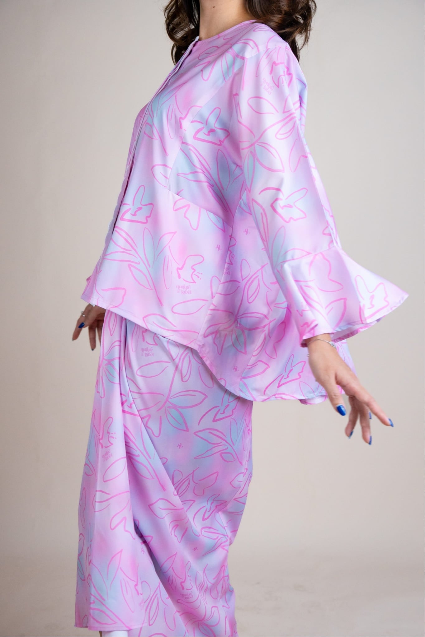Kaia Adults Set in Pink Ganache