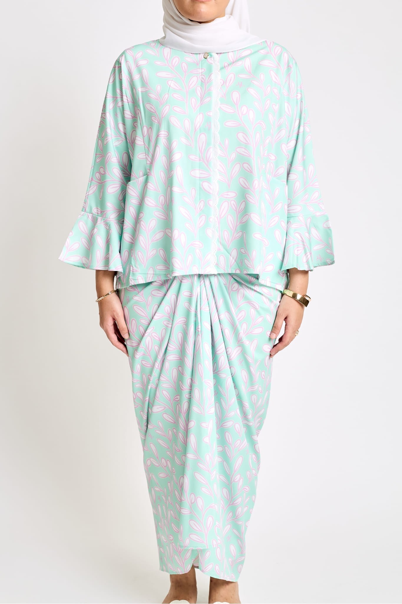 Kaia Adults Set in Frosted Mint