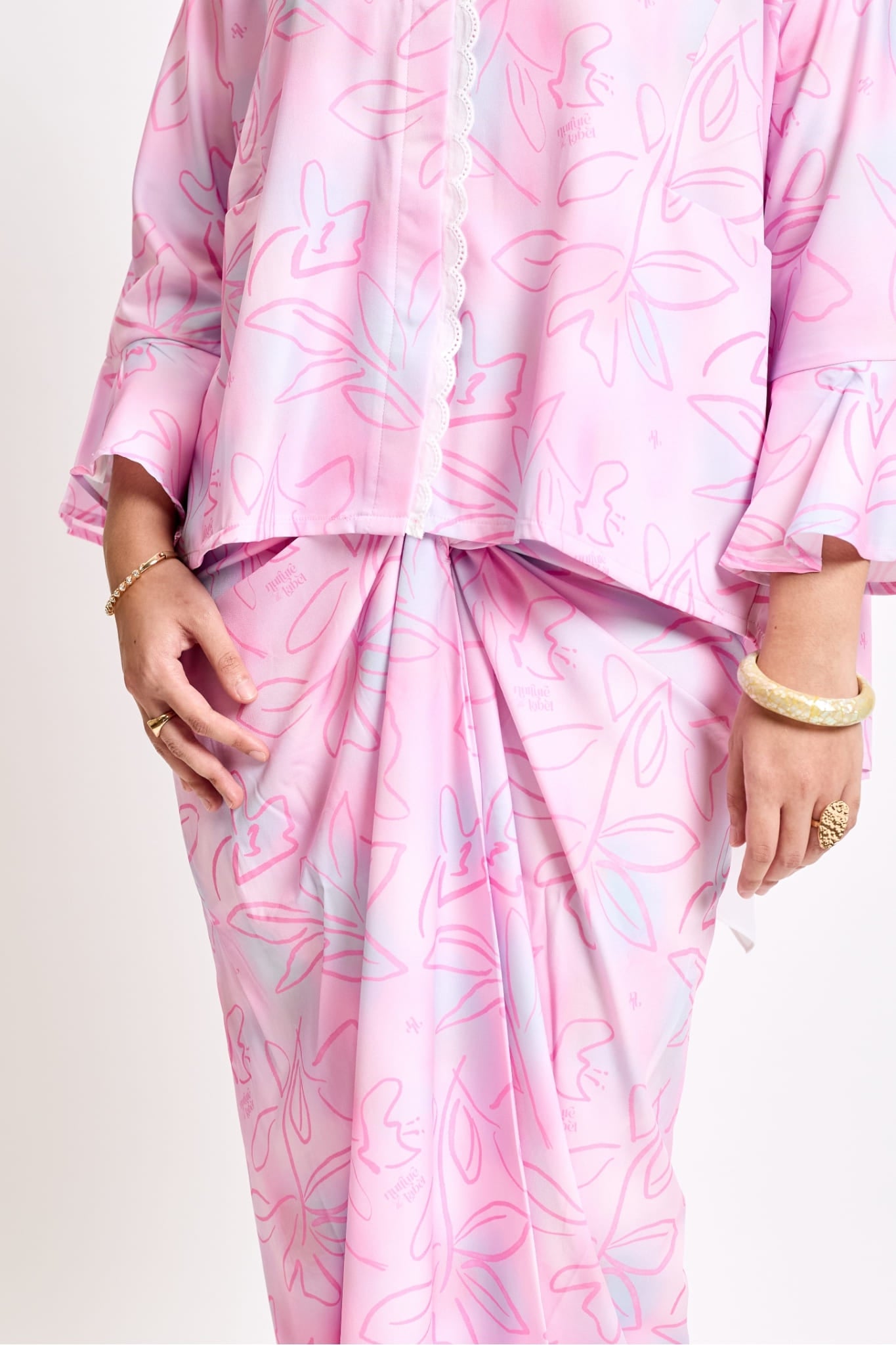 Kaia Adults Set in Pink Ganache