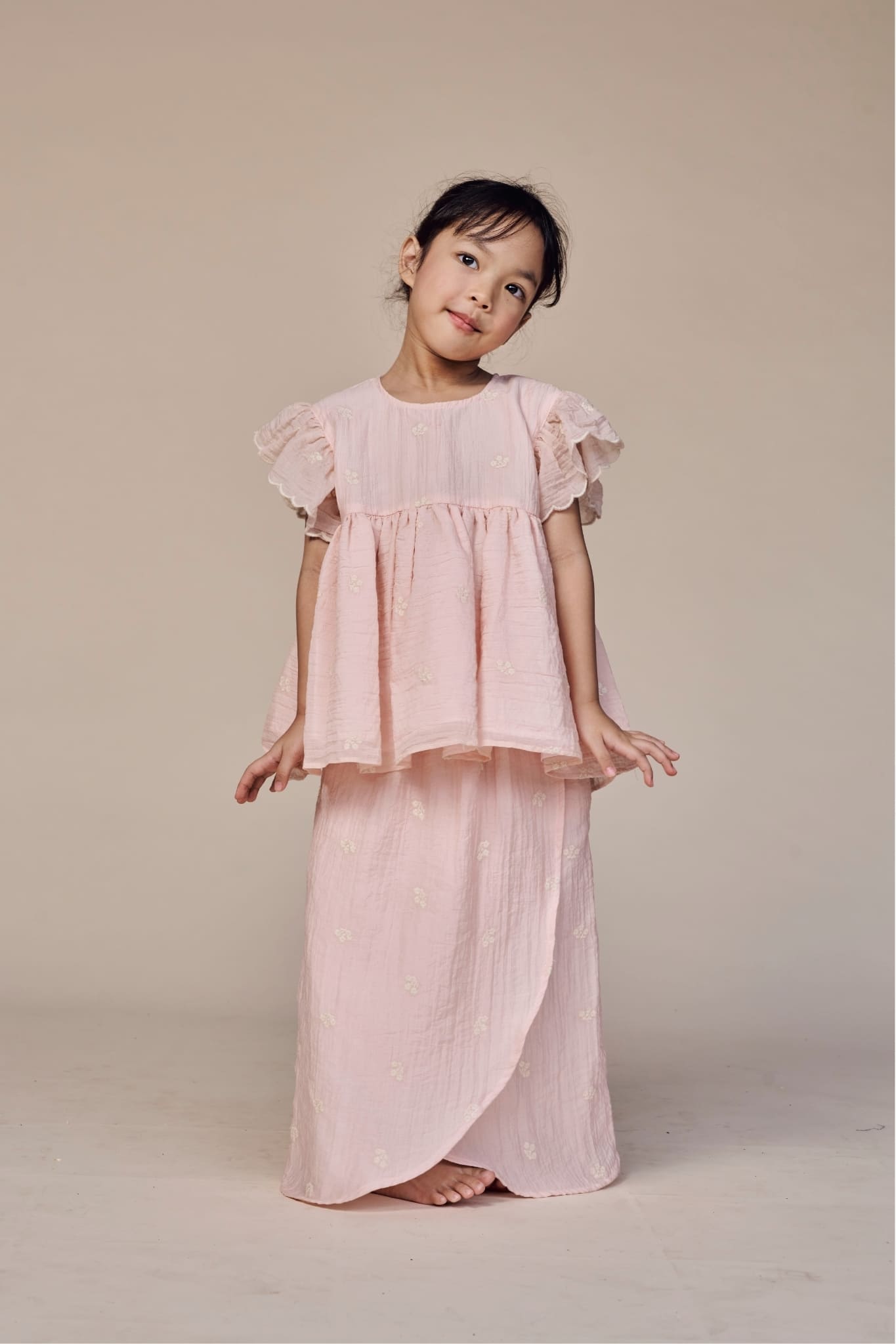 Kurung Little Suri: Charming Little version of Kurung Kedah Suri