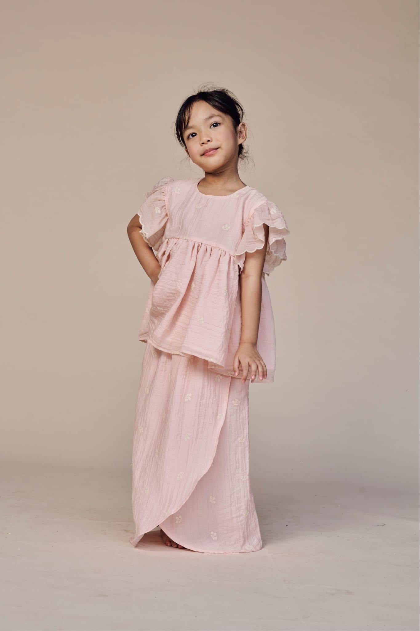 Kurung Little Suri: Charming Little version of Kurung Kedah Suri