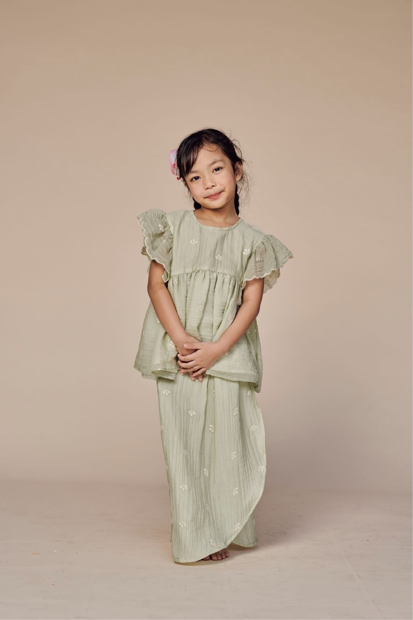 Kurung Little Suri: Charming Little version of Kurung Kedah Suri