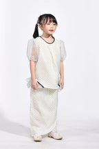 Little Melati in Ivory Polka