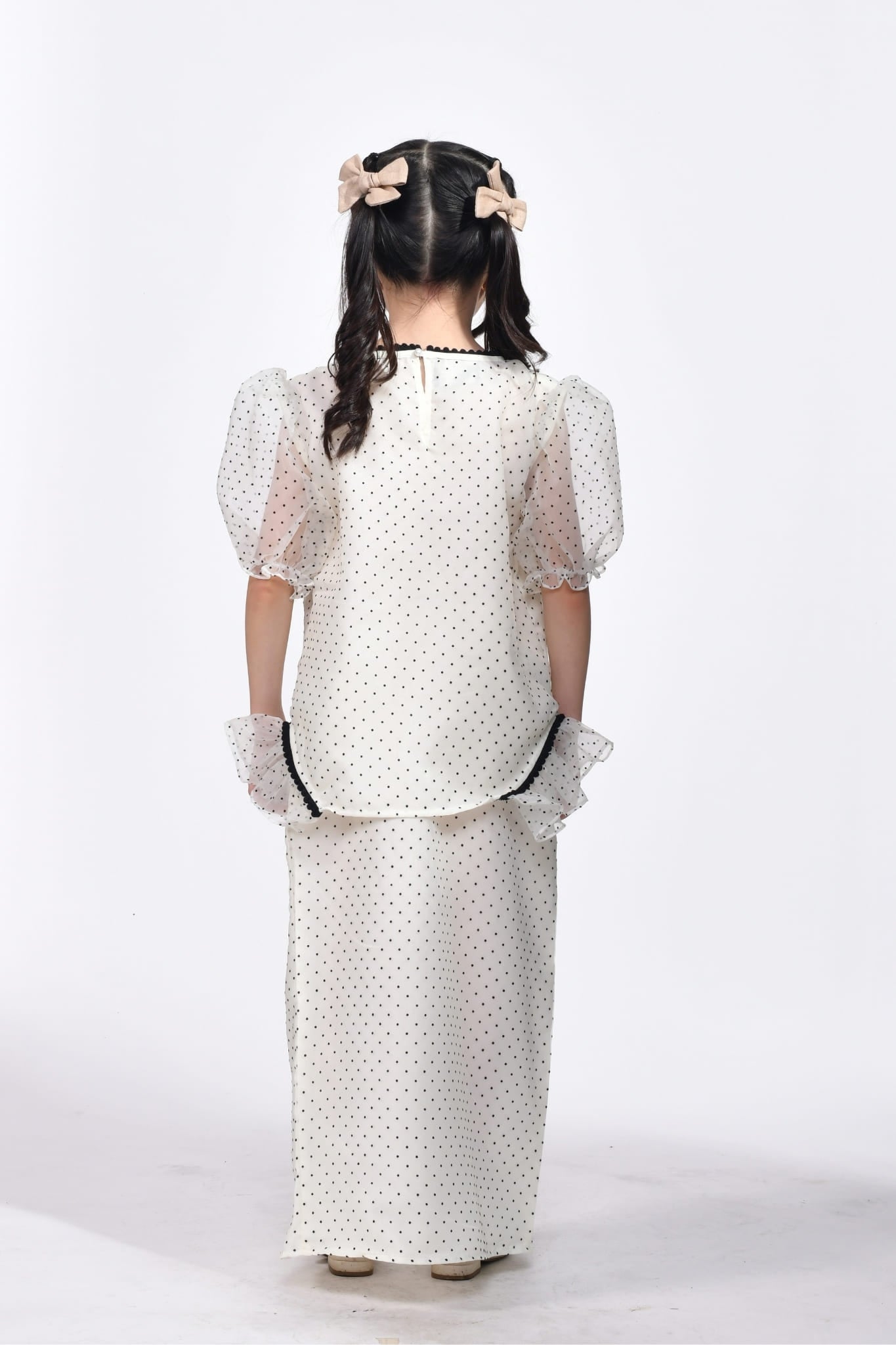 Little Melati in Ivory Polka