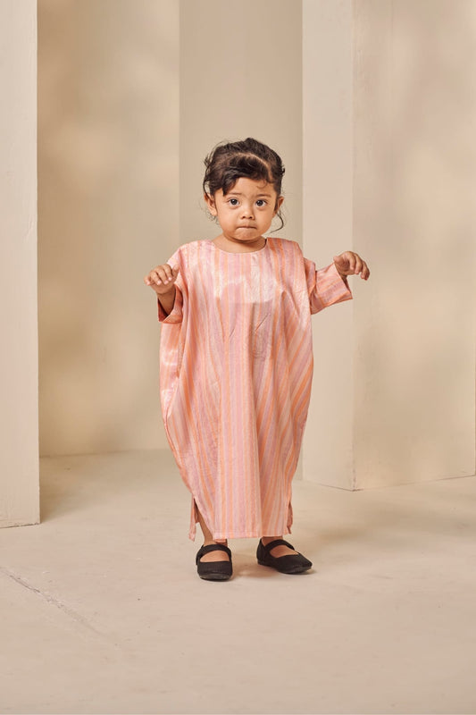Little Jubah Ayla By Nurture the Label (Peach)