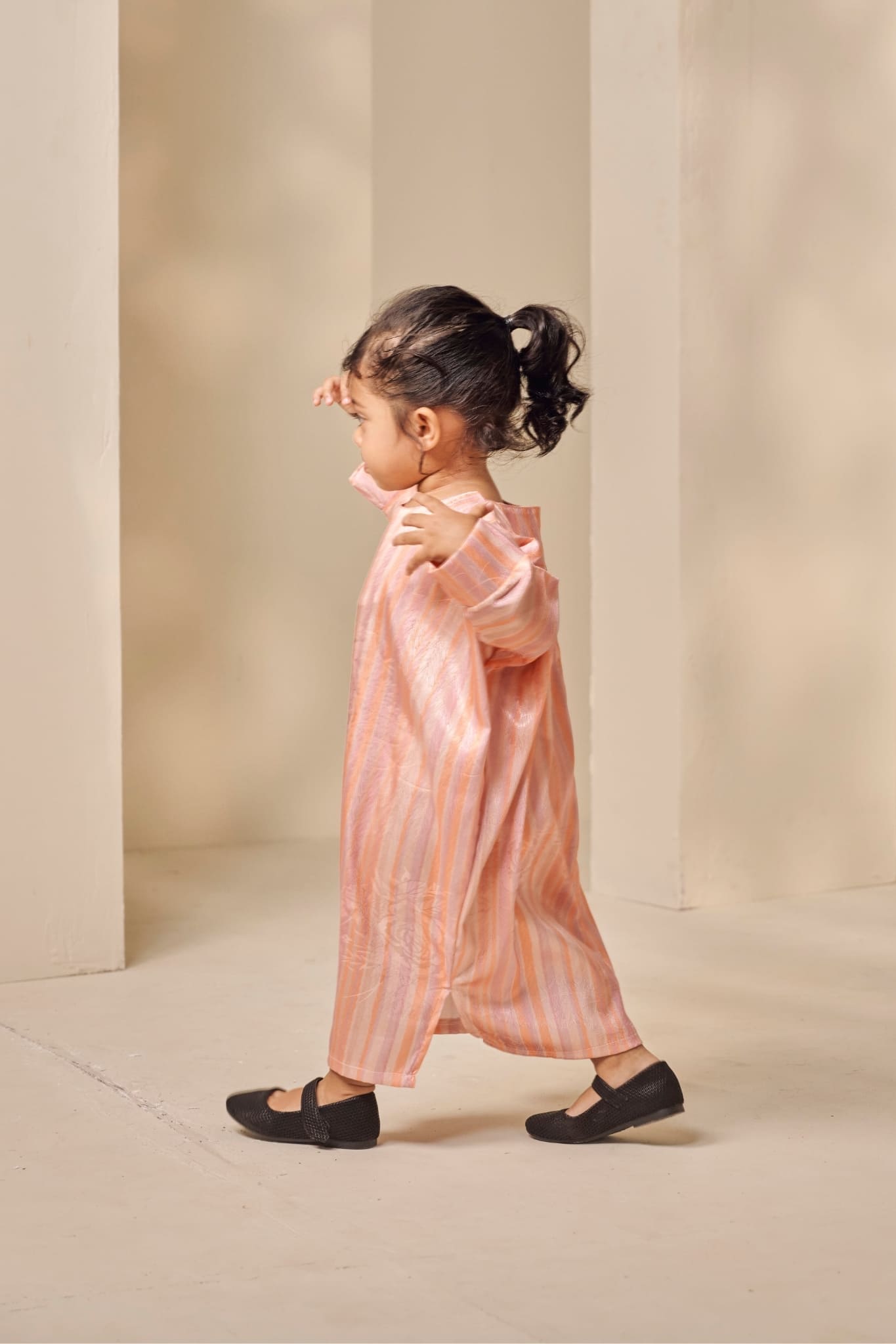 Little Jubah Ayla By Nurture the Label (Peach)