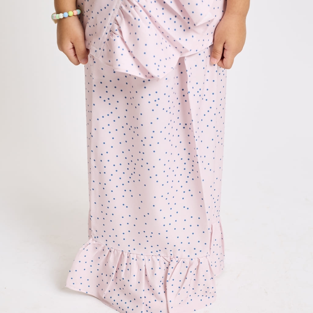 Little Kaia Set in Candy Floss Polka