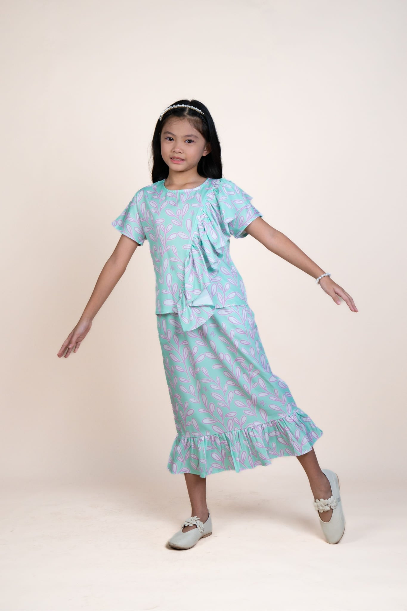 Little Kaia Set in Frosted Mint