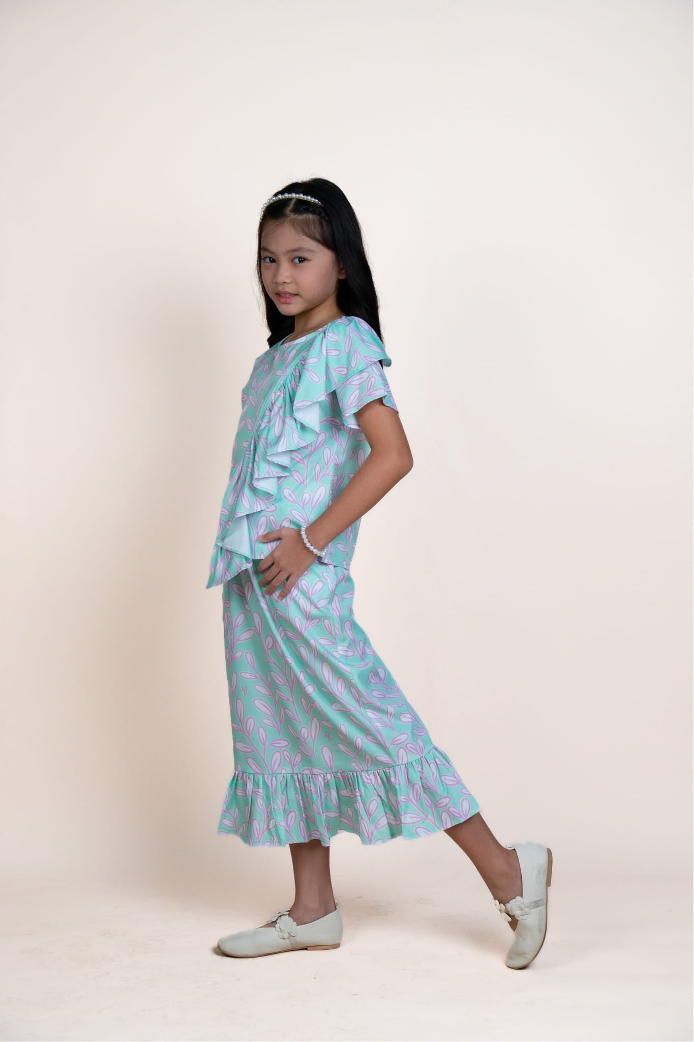 Little Kaia Set in Frosted Mint