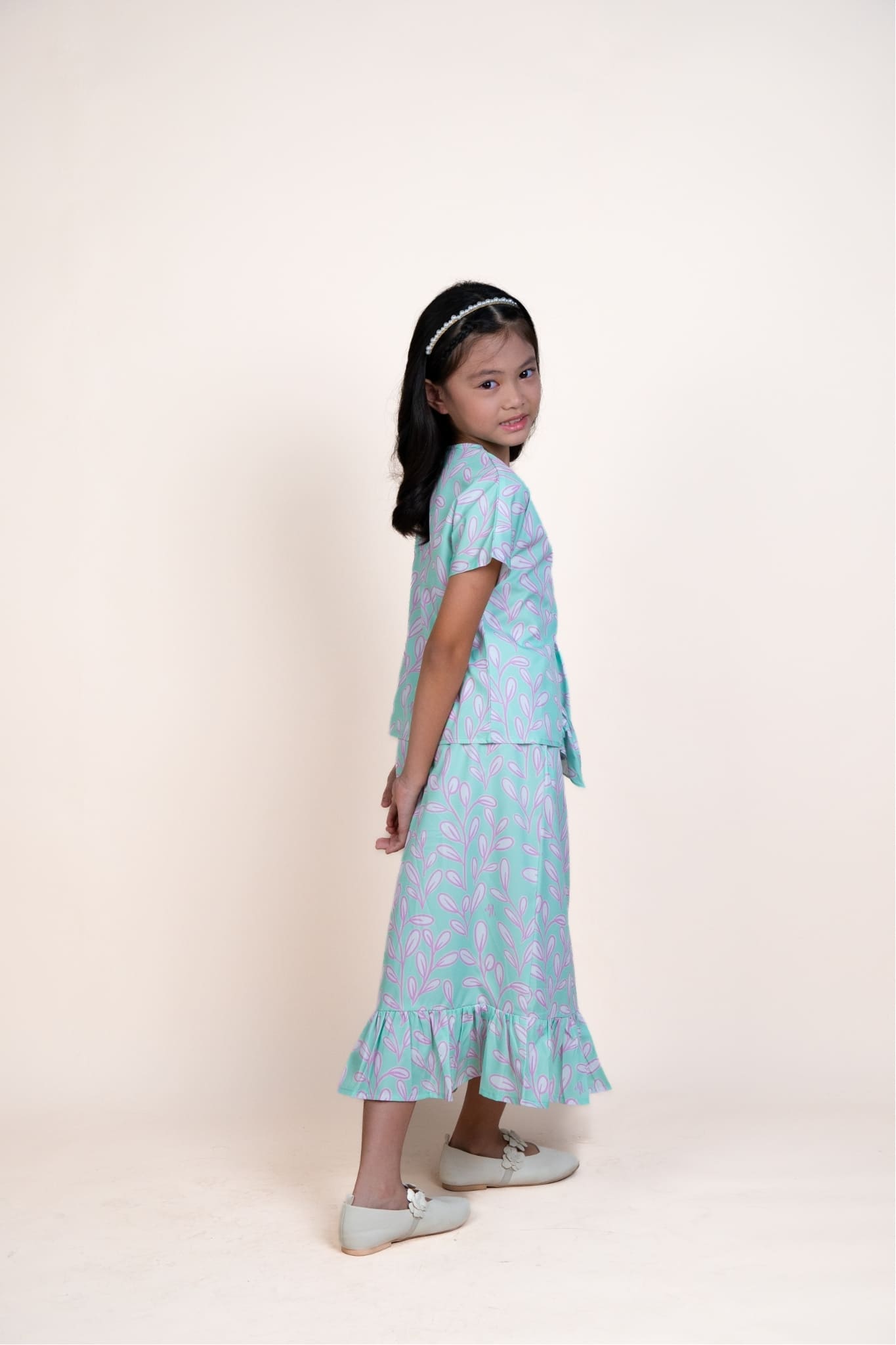 Little Kaia Set in Frosted Mint