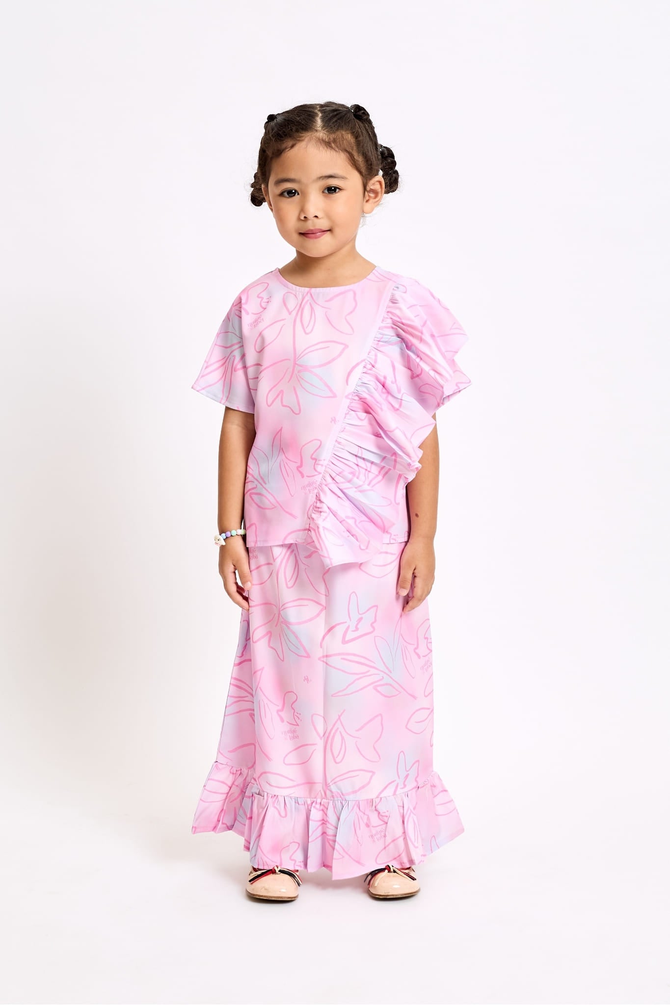 Little Kaia Set in Pink Ganache