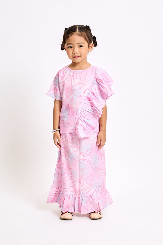 Little Kaia Set in Pink Ganache