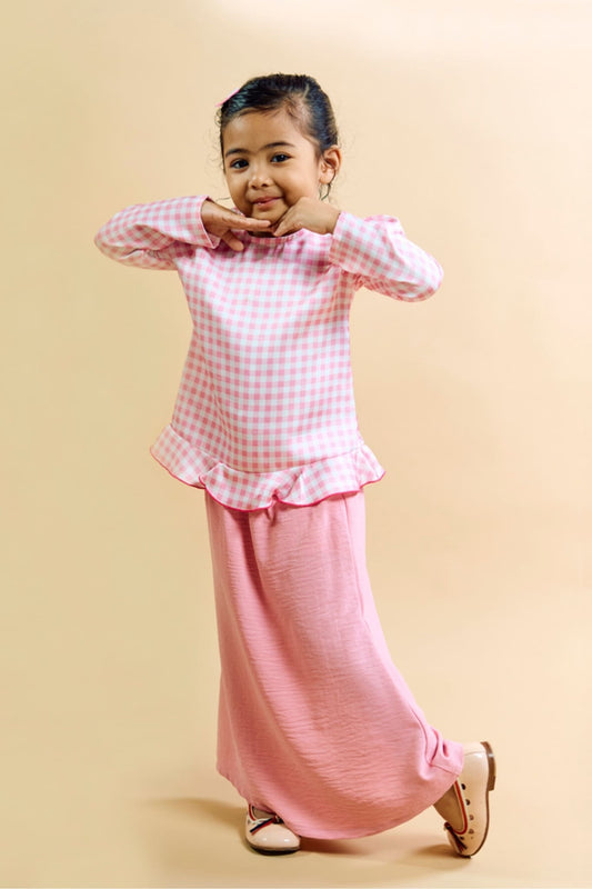 Little Matahari 2.0 Kurung Gingham for Kids