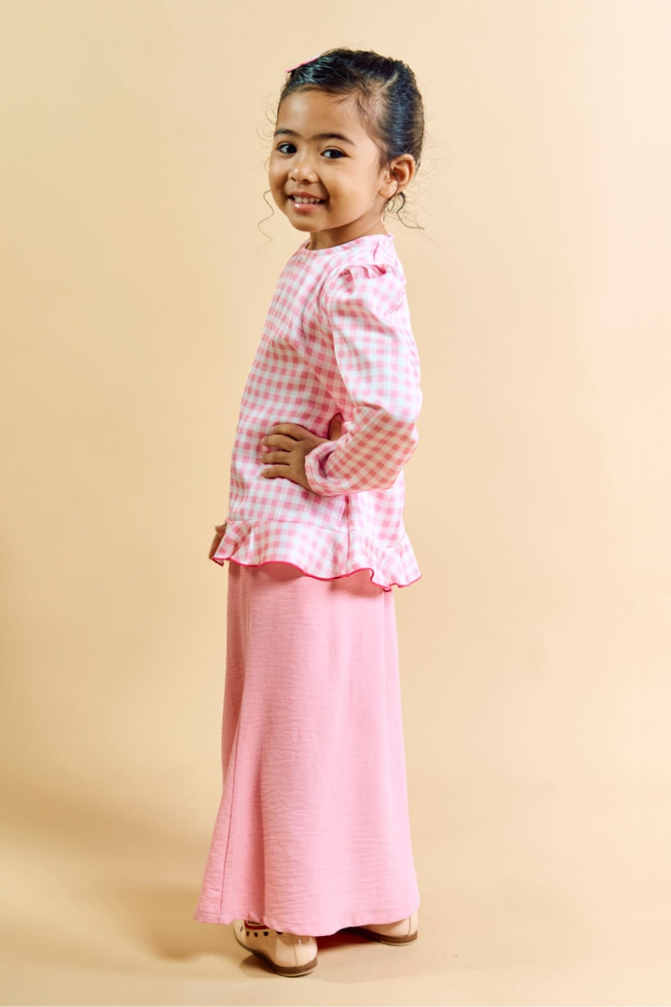 Little Matahari 2.0 Kurung Gingham for Kids